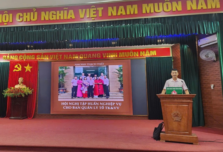 Hòa Lạc: Tập huấn nâng cao nghiệp vụ ủy thác vốn tín dụng chính sách trên địa bàn xã- Ảnh 2.