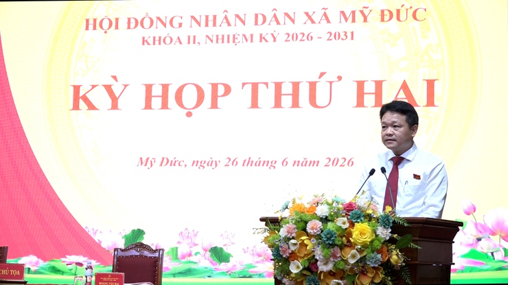 Khai mạc kỳ họp thứ hai HĐND xã Mỹ Đức, nhiệm kỳ 2026 - 2031- Ảnh 3.