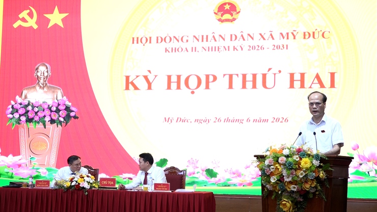 Khai mạc kỳ họp thứ hai HĐND xã Mỹ Đức, nhiệm kỳ 2026 - 2031- Ảnh 4.