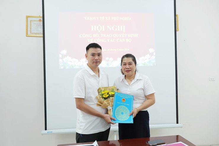 Trạm Y tế xã Phú Nghĩa sơ kết công tác 06 tháng đầu năm; triển khai phương hướng, nhiệm vụ 06 tháng cuối năm 2026- Ảnh 8.