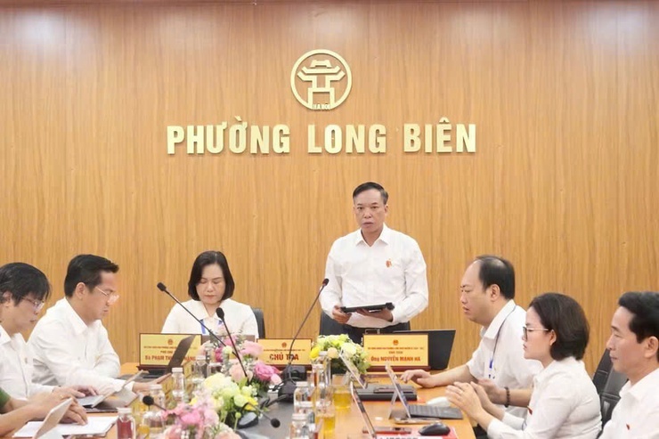 Phường Long Biên hoàn thành lấy ý kiến Nhân dân về Đề án sắp xếp tổ dân phố trên địa bàn phường- Ảnh 1.