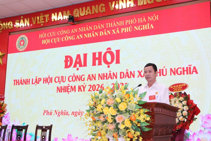 Đại hội thành lập Hội Cựu Công an nhân dân xã Phú Nghĩa nhiệm kỳ 2026 – 2031 thành công tốt đẹp- Ảnh 6.