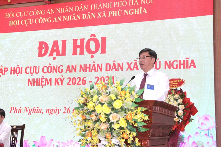 Đại hội thành lập Hội Cựu Công an nhân dân xã Phú Nghĩa nhiệm kỳ 2026 – 2031 thành công tốt đẹp- Ảnh 7.