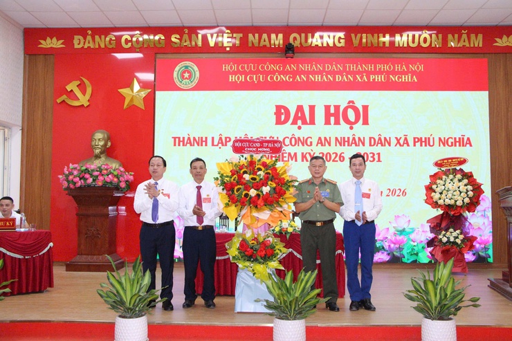 Đại hội thành lập Hội Cựu Công an nhân dân xã Phú Nghĩa nhiệm kỳ 2026 – 2031 thành công tốt đẹp- Ảnh 12.