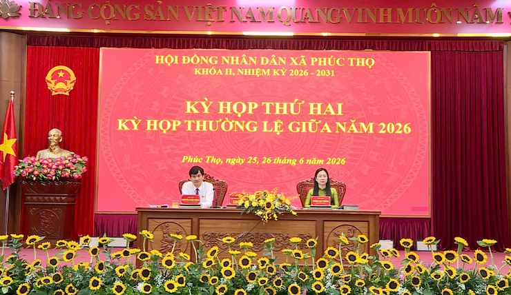 HĐND xã Phúc Thọ khóa II, nhiệm kỳ 2026–2031 tổ chức thành công Kỳ họp thứ Hai (kỳ họp thường lệ giữa năm 2026)- Ảnh 3.