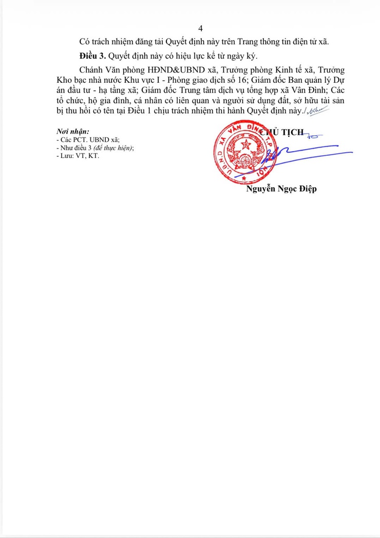THÔNG BÁO
Về việc niêm yết công khai hồ sơ đăng ký đất đai, cấp giấy chứng nhận quyền sử dụng đất, quyền sở hữu tài sản gắn liền với đất đối với ông Đỗ Văn Đương (đại diện cho các đồng thừa kế)- Ảnh 4.