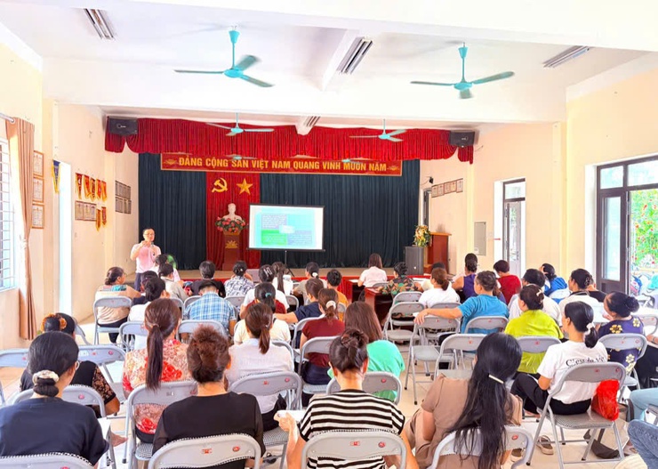 XÃ PHÚC THỌ: NÂNG CAO NĂNG LỰC CHO ĐỘI NGŨ CÁN BỘ TỔ TIẾT KIỆM VÀ VAY VỐN- Ảnh 2.