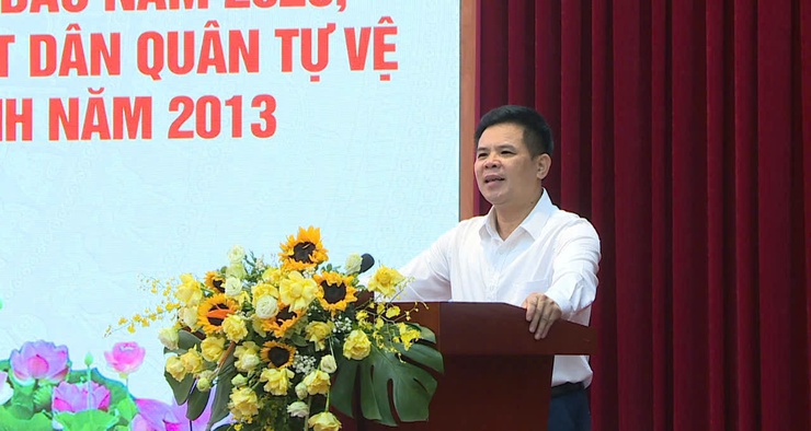 Phúc Thọ sơ kết công tác quân sự, quốc phòng địa phương 6 tháng đầu năm 2026; tổng kết thi hành Luật Quốc phòng năm 2018, Luật DQTV năm 2019 và Luật GDQP&AN năm 2013- Ảnh 1.