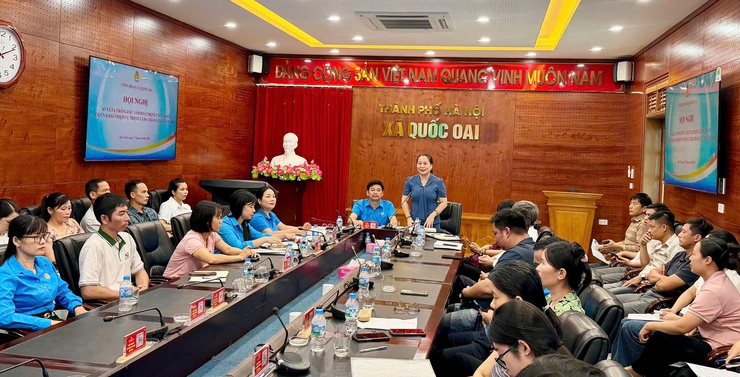 CÔNG ĐOÀN XÃ QUỐC OAI SƠ KẾT CÔNG TÁC 6 THÁNG ĐẦU NĂM 2026: KHẲNG ĐỊNH VAI TRÒ CHỖ DỰA TIN CẬY CỦA ĐOÀN VIÊN, NGƯỜI LAO ĐỘNG- Ảnh 8.