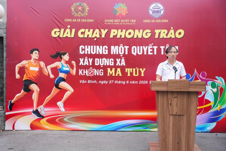 Xã Vân Đình hưởng ứng Tháng hành động phòng, chống ma túy năm 2026 và phát động Giải chạy phong trào “Chung một quyết tâm xây dựng xã, phường, đặc khu không ma túy”- Ảnh 3.