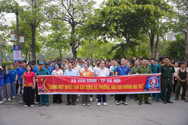 Xã Vân Đình hưởng ứng Tháng hành động phòng, chống ma túy năm 2026 và phát động Giải chạy phong trào “Chung một quyết tâm xây dựng xã, phường, đặc khu không ma túy”- Ảnh 4.