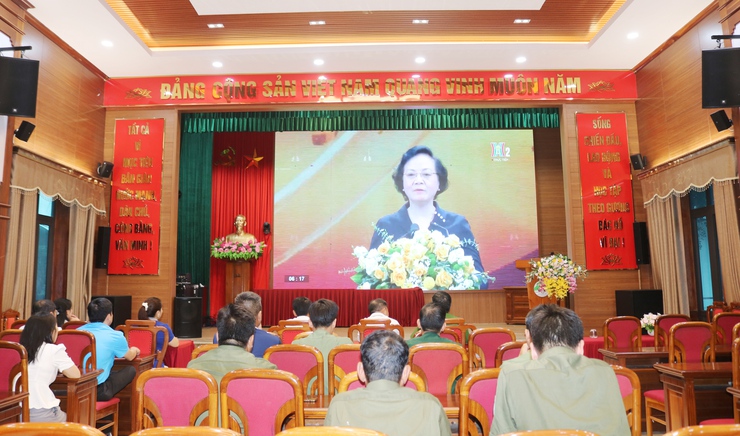 Xã  Quốc Oai tham gia Lễ mít tinh trực tuyến toàn quốc hưởng ứng Tháng hành động phòng, chống ma túy năm 2026.- Ảnh 2.
