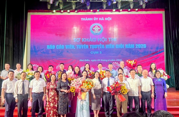 PHƯỜNG CẦU GIẤY ĐẠT GIẢI NHÌ VÀ GIẢI CHUYÊN ĐỀ “THUYẾT TRÌNH XUẤT SẮC NHẤT” TẠI SƠ KHẢO HỘI THI BÁO CÁO VIÊN, TUYÊN TRUYỀN VIÊN GIỎI THÀNH PHỐ HÀ NỘI NĂM 2026- Ảnh 3.