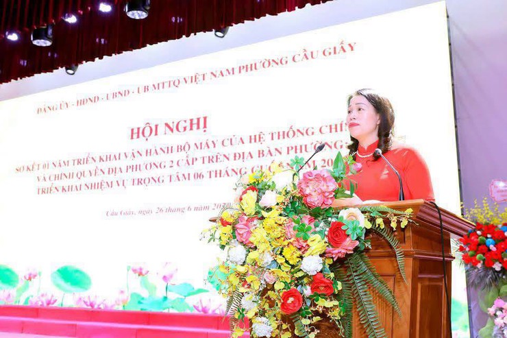 MỘT NĂM VẬN HÀNH MÔ HÌNH CHÍNH QUYỀN ĐỊA PHƯƠNG HAI CẤP: PHƯỜNG CẦU GIẤY KHẲNG ĐỊNH HIỆU QUẢ THỰC TIỄN- Ảnh 4.