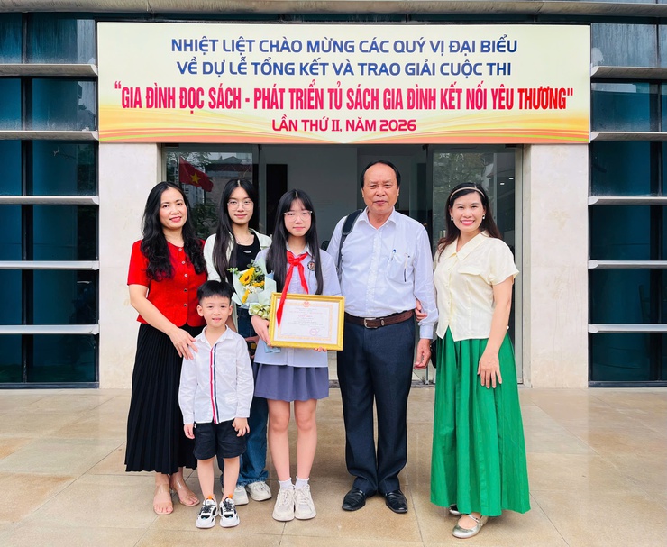 PHƯỜNG HỒNG HÀ THAM GIA  VÀ ĐẠT GIẢI  TẠI CUỘC THI “GIA ĐÌNH ĐỌC SÁCH” CẤP THÀNH PHỐ NĂM 2026- Ảnh 4.