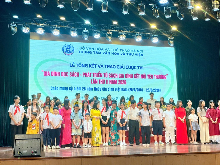 PHƯỜNG HỒNG HÀ THAM GIA  VÀ ĐẠT GIẢI  TẠI CUỘC THI “GIA ĐÌNH ĐỌC SÁCH” CẤP THÀNH PHỐ NĂM 2026- Ảnh 1.