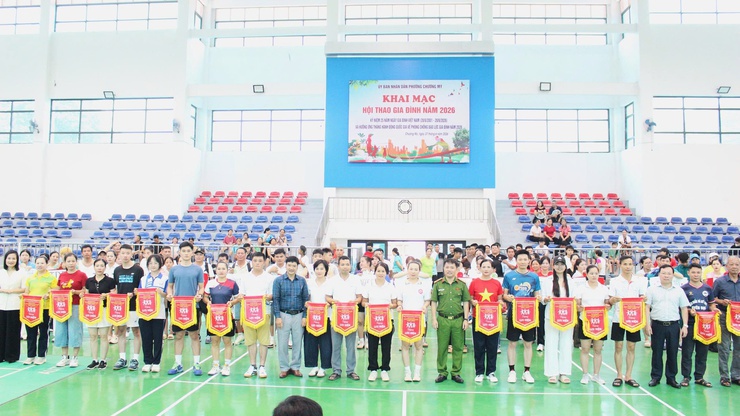 Phường Chương Mỹ tổ chức Hội thao gia đình phường năm 2026- Ảnh 3.