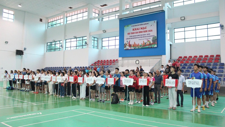 Phường Chương Mỹ tổ chức Hội thao gia đình phường năm 2026- Ảnh 4.
