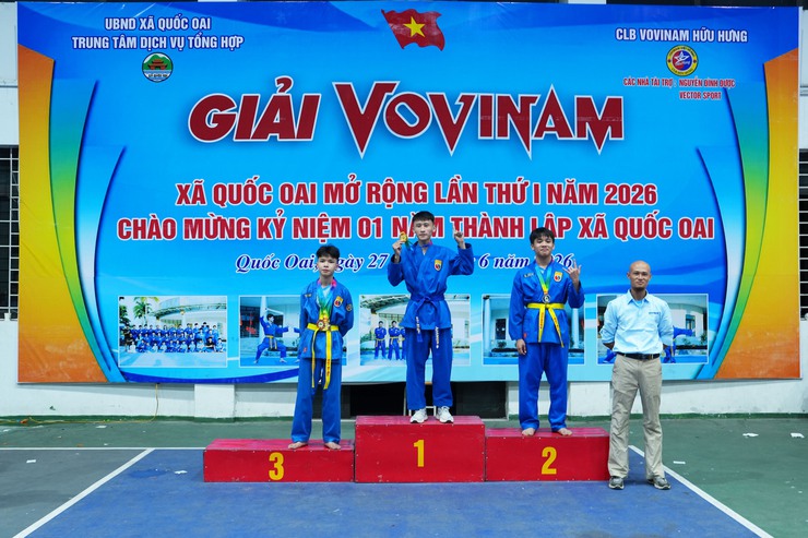BẾ MẠC GIẢI VOVINAM XÃ QUỐC OAI MỞ RỘNG LẦN THỨ I NĂM 2026: QUỐC OAI DẪN ĐẦU TOÀN ĐOÀN- Ảnh 10.