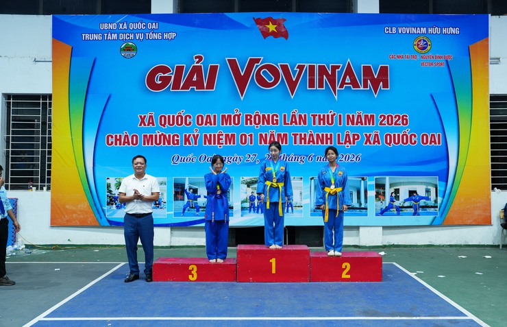 BẾ MẠC GIẢI VOVINAM XÃ QUỐC OAI MỞ RỘNG LẦN THỨ I NĂM 2026: QUỐC OAI DẪN ĐẦU TOÀN ĐOÀN- Ảnh 11.
