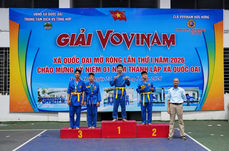 BẾ MẠC GIẢI VOVINAM XÃ QUỐC OAI MỞ RỘNG LẦN THỨ I NĂM 2026: QUỐC OAI DẪN ĐẦU TOÀN ĐOÀN- Ảnh 12.