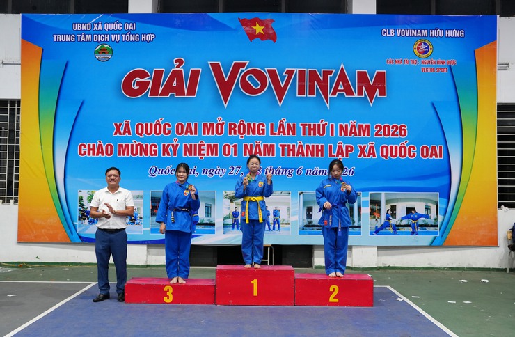 BẾ MẠC GIẢI VOVINAM XÃ QUỐC OAI MỞ RỘNG LẦN THỨ I NĂM 2026: QUỐC OAI DẪN ĐẦU TOÀN ĐOÀN- Ảnh 13.