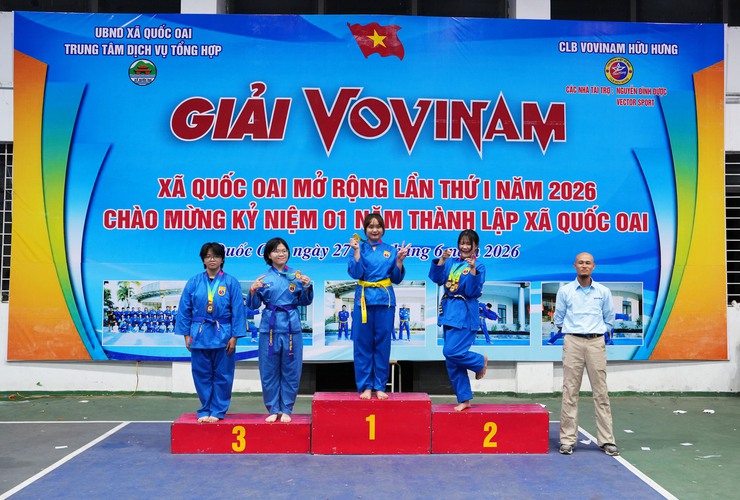 BẾ MẠC GIẢI VOVINAM XÃ QUỐC OAI MỞ RỘNG LẦN THỨ I NĂM 2026: QUỐC OAI DẪN ĐẦU TOÀN ĐOÀN- Ảnh 14.