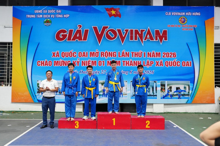BẾ MẠC GIẢI VOVINAM XÃ QUỐC OAI MỞ RỘNG LẦN THỨ I NĂM 2026: QUỐC OAI DẪN ĐẦU TOÀN ĐOÀN- Ảnh 15.