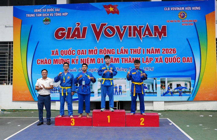 BẾ MẠC GIẢI VOVINAM XÃ QUỐC OAI MỞ RỘNG LẦN THỨ I NĂM 2026: QUỐC OAI DẪN ĐẦU TOÀN ĐOÀN- Ảnh 17.