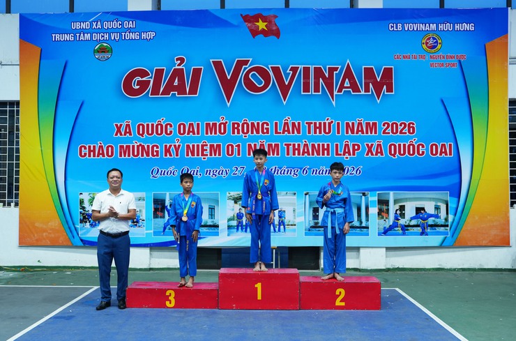BẾ MẠC GIẢI VOVINAM XÃ QUỐC OAI MỞ RỘNG LẦN THỨ I NĂM 2026: QUỐC OAI DẪN ĐẦU TOÀN ĐOÀN- Ảnh 2.
