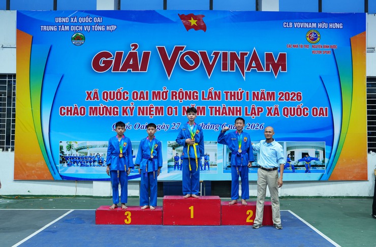 BẾ MẠC GIẢI VOVINAM XÃ QUỐC OAI MỞ RỘNG LẦN THỨ I NĂM 2026: QUỐC OAI DẪN ĐẦU TOÀN ĐOÀN- Ảnh 3.