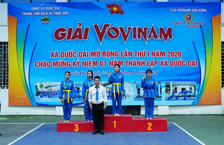 BẾ MẠC GIẢI VOVINAM XÃ QUỐC OAI MỞ RỘNG LẦN THỨ I NĂM 2026: QUỐC OAI DẪN ĐẦU TOÀN ĐOÀN- Ảnh 4.