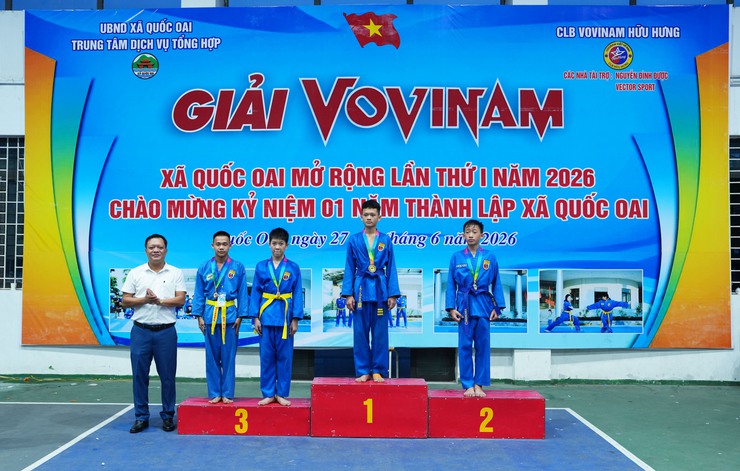 BẾ MẠC GIẢI VOVINAM XÃ QUỐC OAI MỞ RỘNG LẦN THỨ I NĂM 2026: QUỐC OAI DẪN ĐẦU TOÀN ĐOÀN- Ảnh 5.
