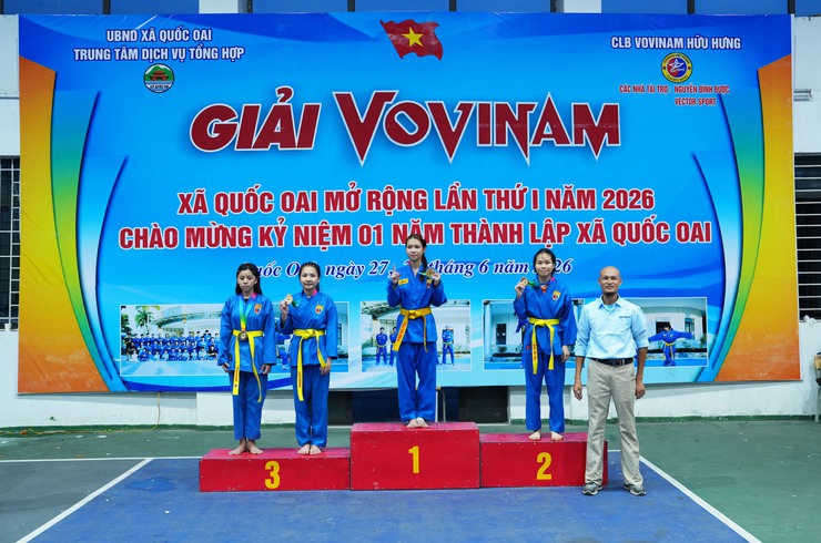 BẾ MẠC GIẢI VOVINAM XÃ QUỐC OAI MỞ RỘNG LẦN THỨ I NĂM 2026: QUỐC OAI DẪN ĐẦU TOÀN ĐOÀN- Ảnh 6.