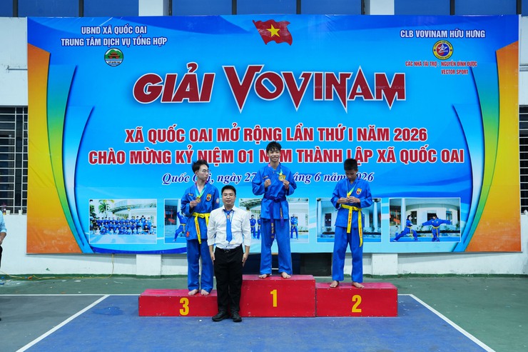 BẾ MẠC GIẢI VOVINAM XÃ QUỐC OAI MỞ RỘNG LẦN THỨ I NĂM 2026: QUỐC OAI DẪN ĐẦU TOÀN ĐOÀN- Ảnh 7.