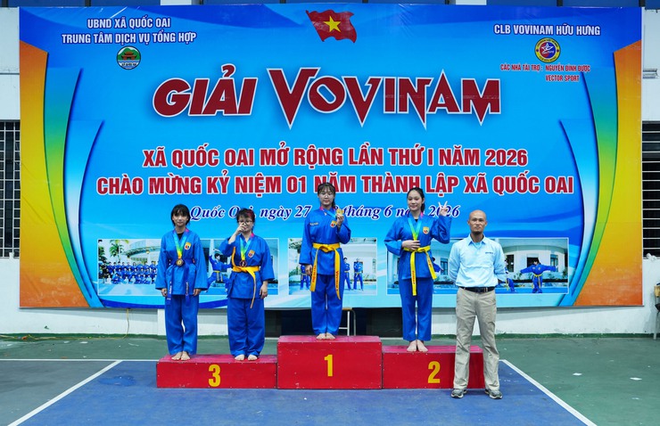 BẾ MẠC GIẢI VOVINAM XÃ QUỐC OAI MỞ RỘNG LẦN THỨ I NĂM 2026: QUỐC OAI DẪN ĐẦU TOÀN ĐOÀN- Ảnh 8.