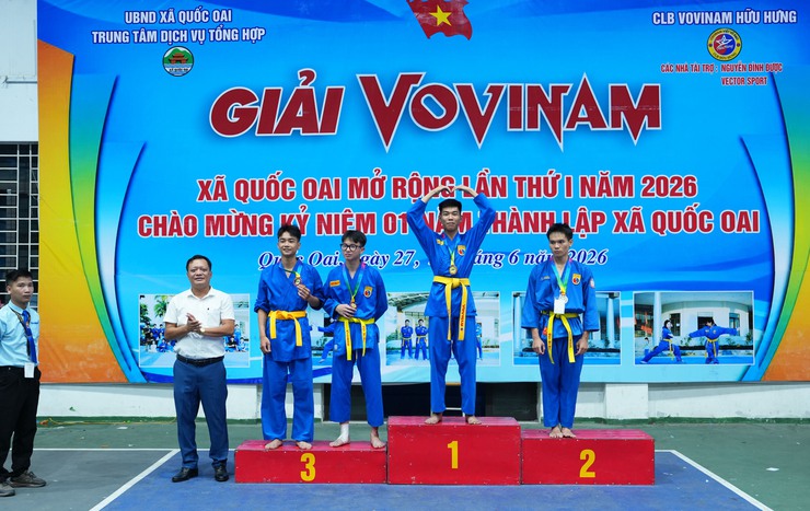 BẾ MẠC GIẢI VOVINAM XÃ QUỐC OAI MỞ RỘNG LẦN THỨ I NĂM 2026: QUỐC OAI DẪN ĐẦU TOÀN ĐOÀN- Ảnh 9.