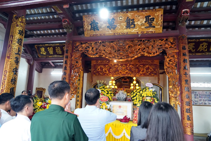Phường Chương Mỹ đón nhận Bằng xếp hạng Di tích lịch sử cấp Thành phố đối với Đình Giang Lẻ- Ảnh 3.