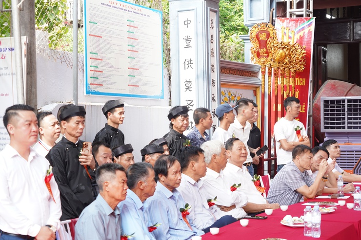 Phường Chương Mỹ đón nhận Bằng xếp hạng Di tích lịch sử cấp Thành phố đối với Đình Giang Lẻ- Ảnh 12.