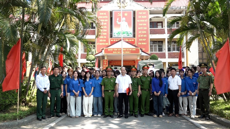 Xã Mỹ Đức triển khai chiến dịch truyền thông “Quyết tâm duy trì xã Mỹ Đức không ma túy” phát động đợt cao điểm trấn áp tội phạm, tệ nạn ma túy- Ảnh 4.