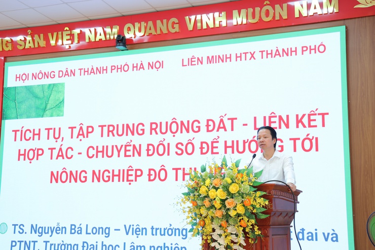 Phú Nghĩa: Trên 200 cán bộ, hội viên các tổ chức chính trị - xã hội tham gia Hội nghị tuyên truyền tập trung tích tụ đất nông nghiệp để tổ chức sản xuất- Ảnh 2.
