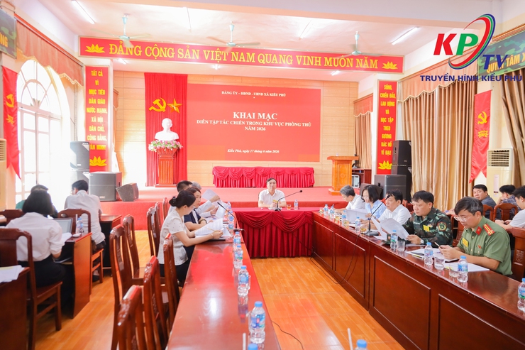 Xã Kiều Phú tổ chức luyện tập chuẩn bị cho khai mạc Diễn tập tác chiến trong khu vực phòng thủ xã năm 2026- Ảnh 1.