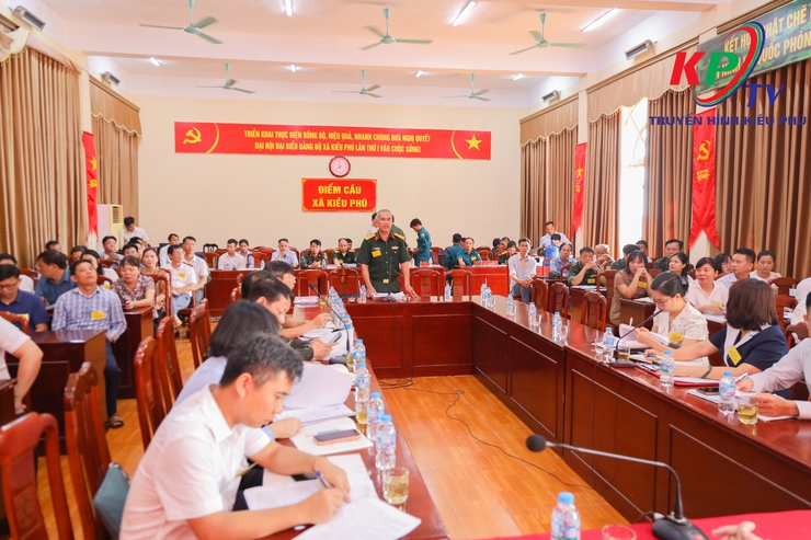 Xã Kiều Phú tổ chức luyện tập chuẩn bị cho khai mạc Diễn tập tác chiến trong khu vực phòng thủ xã năm 2026- Ảnh 4.