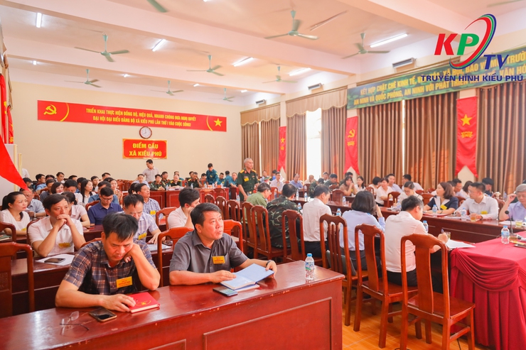 Xã Kiều Phú tổ chức luyện tập chuẩn bị cho khai mạc Diễn tập tác chiến trong khu vực phòng thủ xã năm 2026- Ảnh 2.