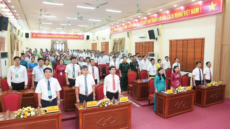 Tổ chức thành công Đại hội đại biểu Hội chữ thập đỏ xã Dương Hoà lần thứ I, nhiệm kỳ 2026-2031 - Ảnh 1.