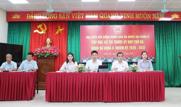 TỔ ĐẠI BIỂU SỐ 6 HĐND XÃ QUỐC OAI LẮNG NGHE TÂM TƯ, NGUYỆN VỌNG CỬ TRI TRƯỚC KỲ HỌP THƯỜNG LỆ GIỮA NĂM 2026- Ảnh 2.