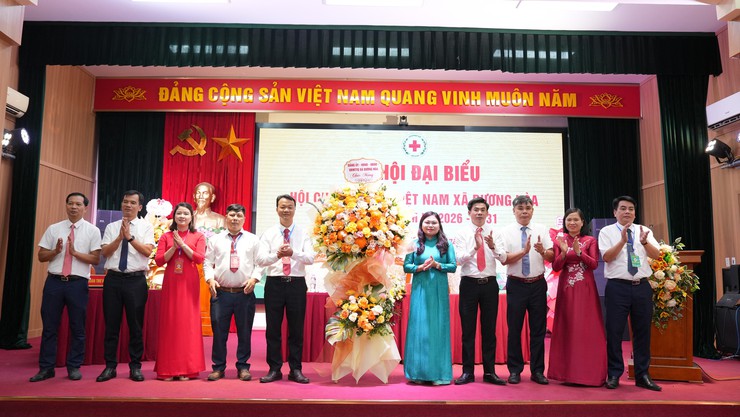Tổ chức thành công Đại hội đại biểu Hội chữ thập đỏ xã Dương Hoà lần thứ I, nhiệm kỳ 2026-2031 - Ảnh 2.