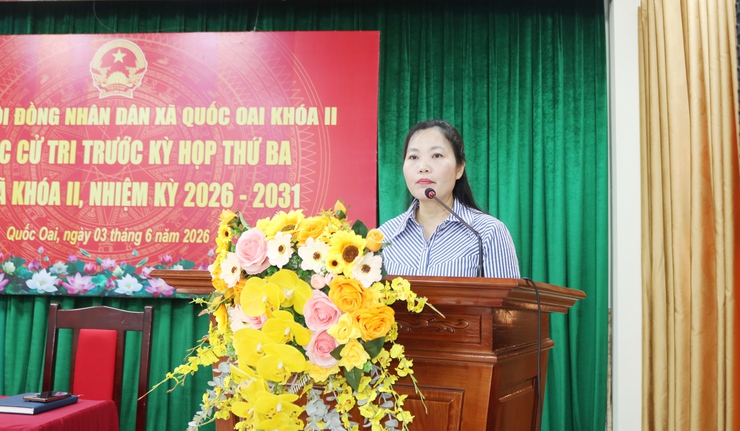 TỔ ĐẠI BIỂU SỐ 6 HĐND XÃ QUỐC OAI LẮNG NGHE TÂM TƯ, NGUYỆN VỌNG CỬ TRI TRƯỚC KỲ HỌP THƯỜNG LỆ GIỮA NĂM 2026- Ảnh 3.