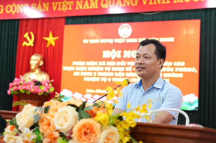 UBMTTQ Việt Nam xã tổ chức hội nghị phản biện xã hội- Ảnh 3.