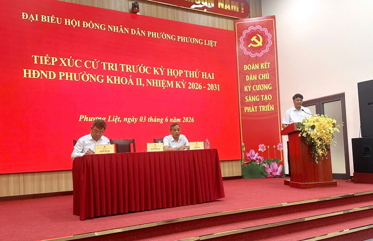 Cử tri phường Phương Liệt tin tưởng, gửi gắm phản ánh nhiều ý kiến, kiến nghị  tại các Hội nghị tiếp xúc cử tri trước kỳ họp thường lệ giữa năm 2026 HĐND phường khóa II, nhiệm kỳ 2026-2031- Ảnh 8.